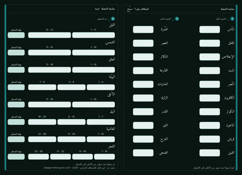 الظهر — المستوى 1