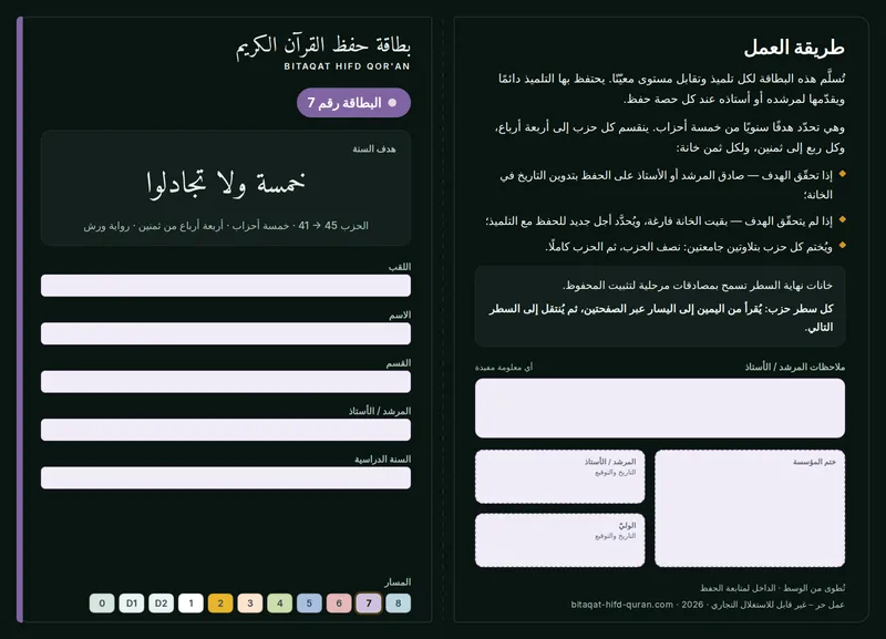 الوجه — المستوى 7